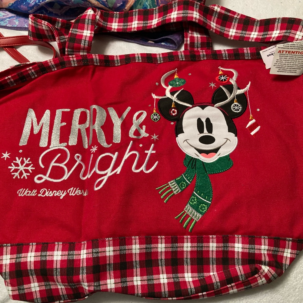 NWT Disney Mickey Christmas Bag